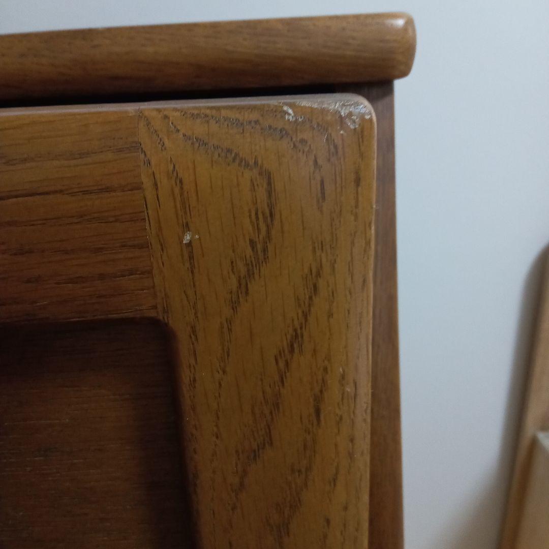 木製学習机 ブラウン 収納付き　おしゃれ　レトロ　ライティングビューロー