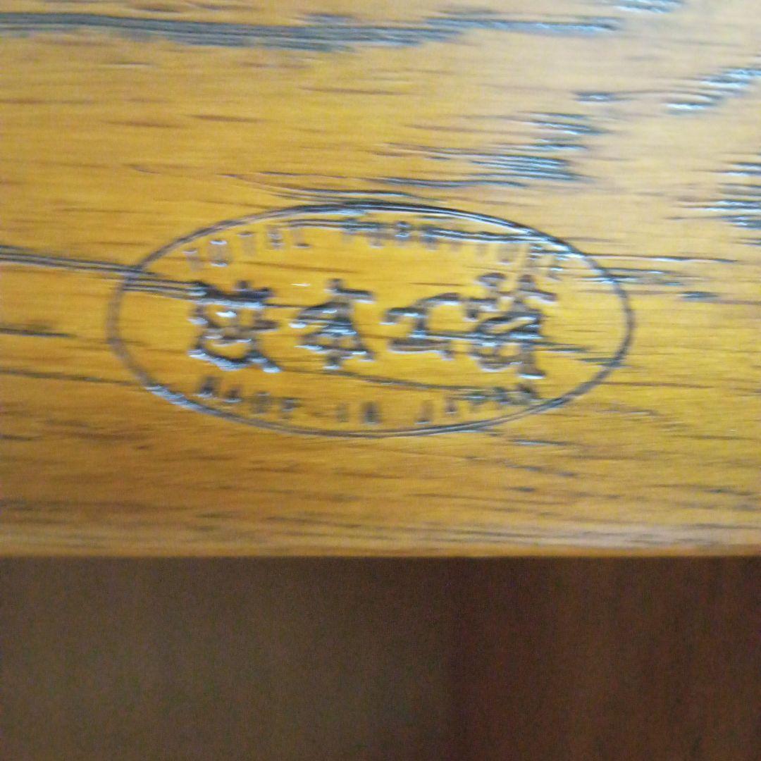 木製学習机 ブラウン 収納付き　おしゃれ　レトロ　ライティングビューロー