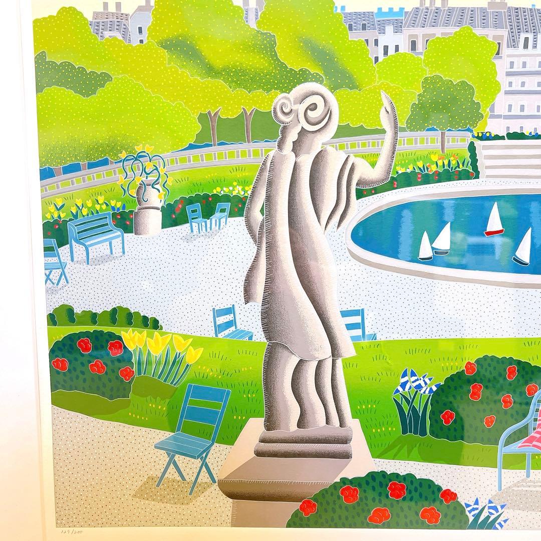 限定1枚】トーマスマックナイト ルクセンブルク ガーデン 129/200 真作