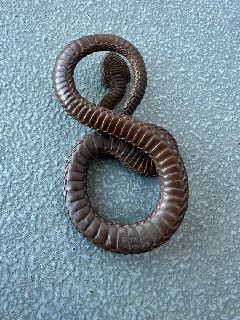 銅製 蛇 置物 107.5g