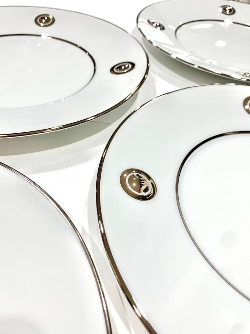 新品 ベルナルド イタック プラティヌ ディナープレート 26cm 4枚セット