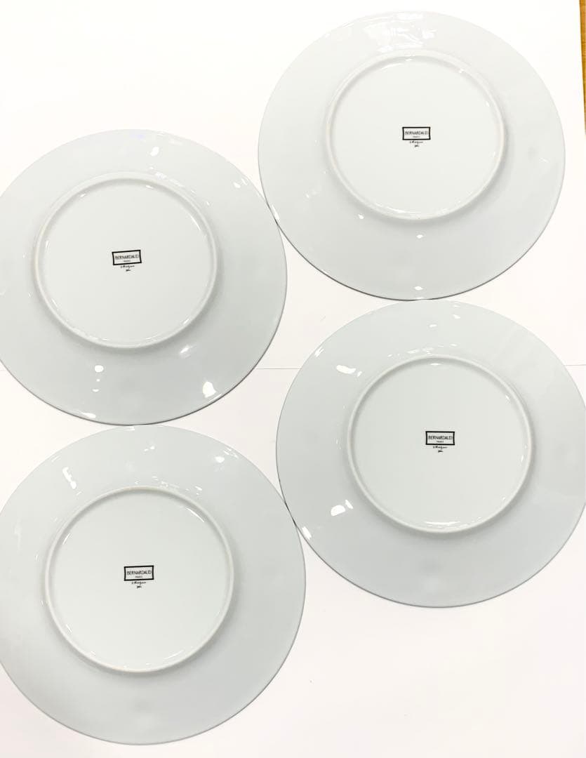 新品 ベルナルド イタック プラティヌ ディナープレート 26cm 4枚セット