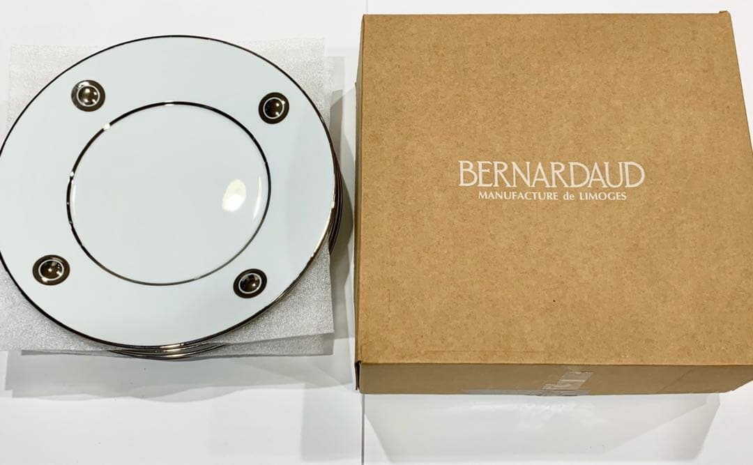 新品 ベルナルド イタック プラティヌ ディナープレート 26cm 4枚セット