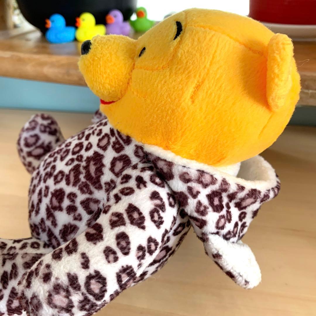 ディズニープーさん ヒョウ柄プーさんぬいぐるみ キャラクターグッズ