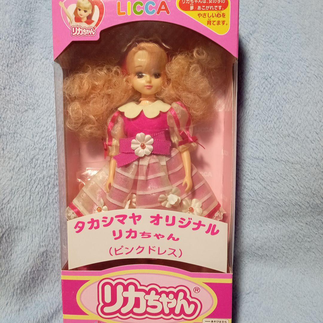 タカラ タカシマヤ オリジナルリカちゃん人形 ピンクドレス 薔薇ドレス