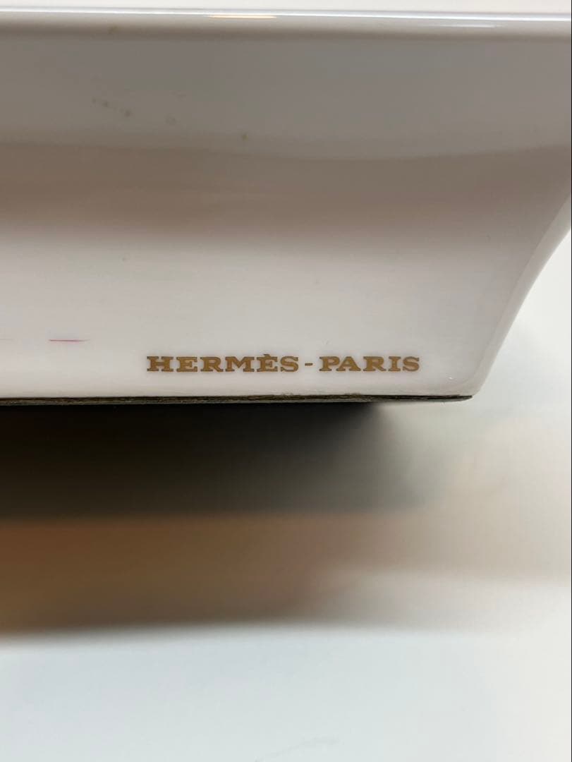 エルメス　アッシュトレイ　ヒョウ柄　箱付き