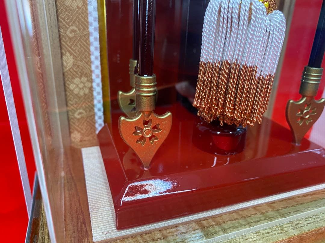 東京久月　破魔弓　アクリルケース　９号・間口約２１×奥行約１４×高さ約３４㎝