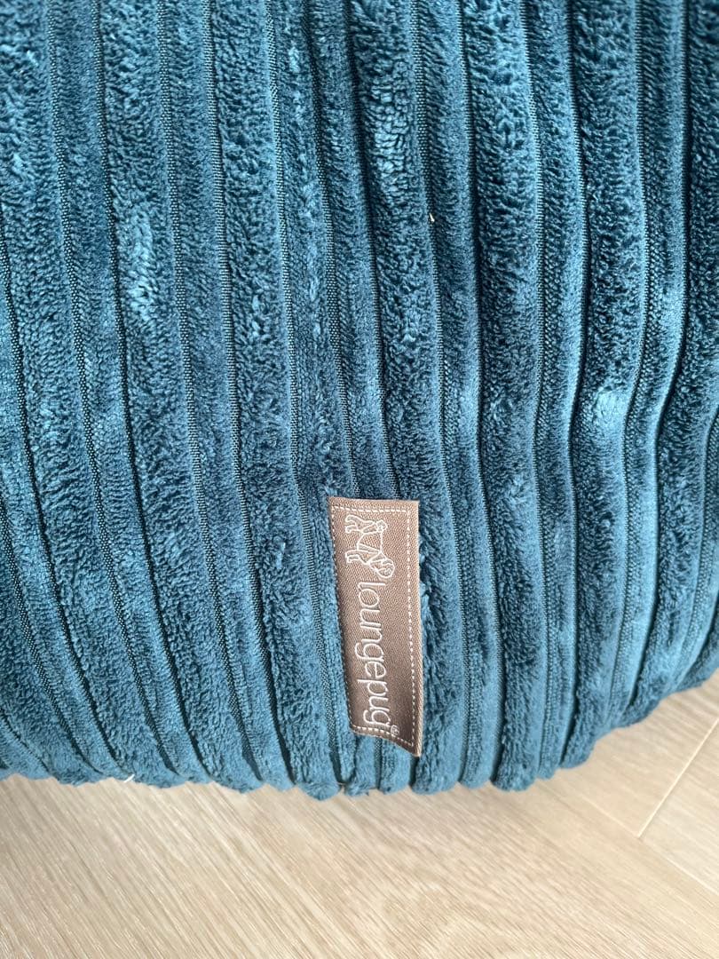 【美品】【まる】 loungepug ビーズクッション　2人掛け