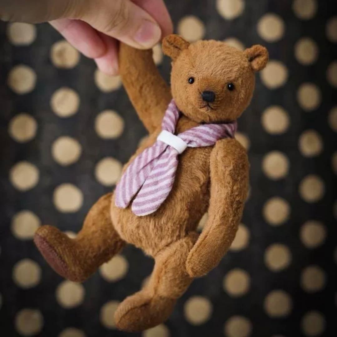 ヴィンテージライクテディベア アーティストベア ぬいぐるみ 海外作家様 ロシア