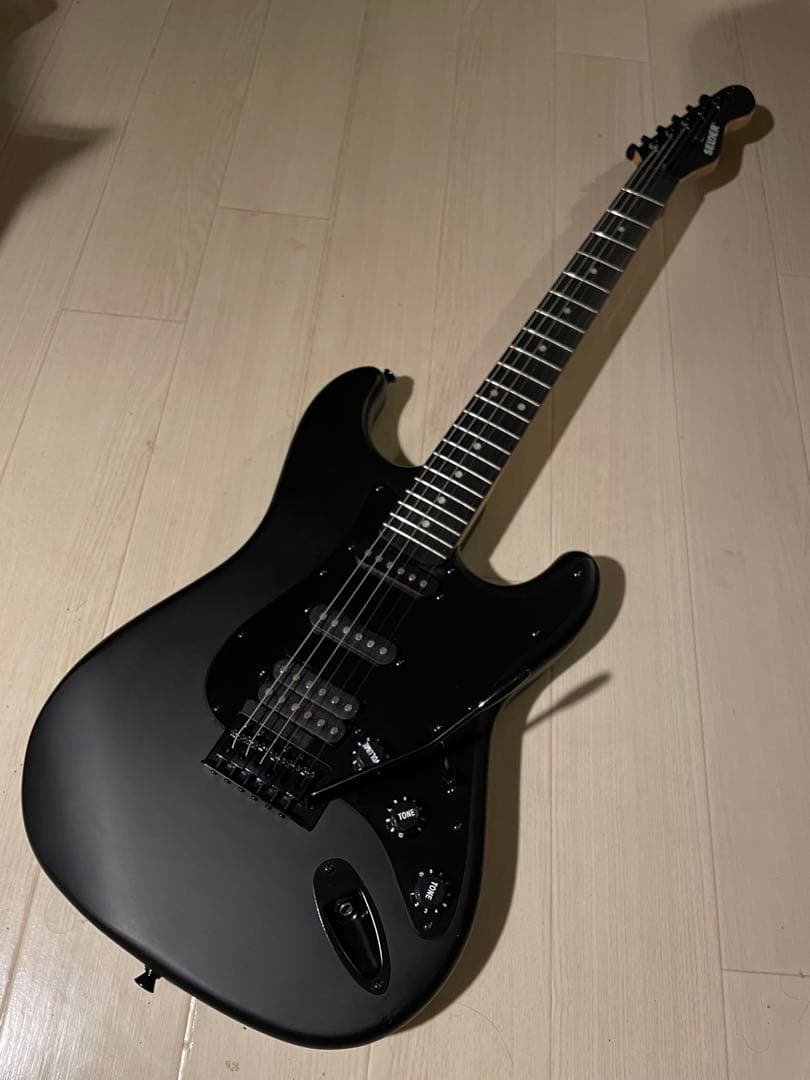 SELDER エレキギター マットブラック