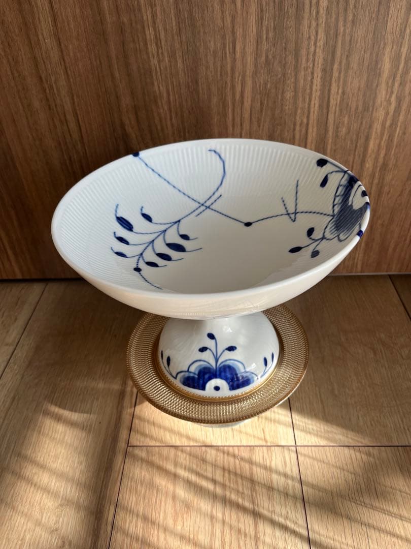 ロイヤルコペンハーゲン ブルーフルーテッドメガ　 コンポート