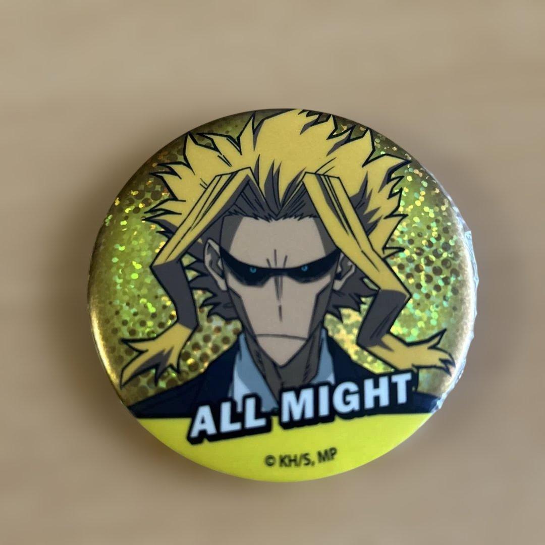ヒロアカ ダイソー 缶バッジ オールマイト - メルカリ