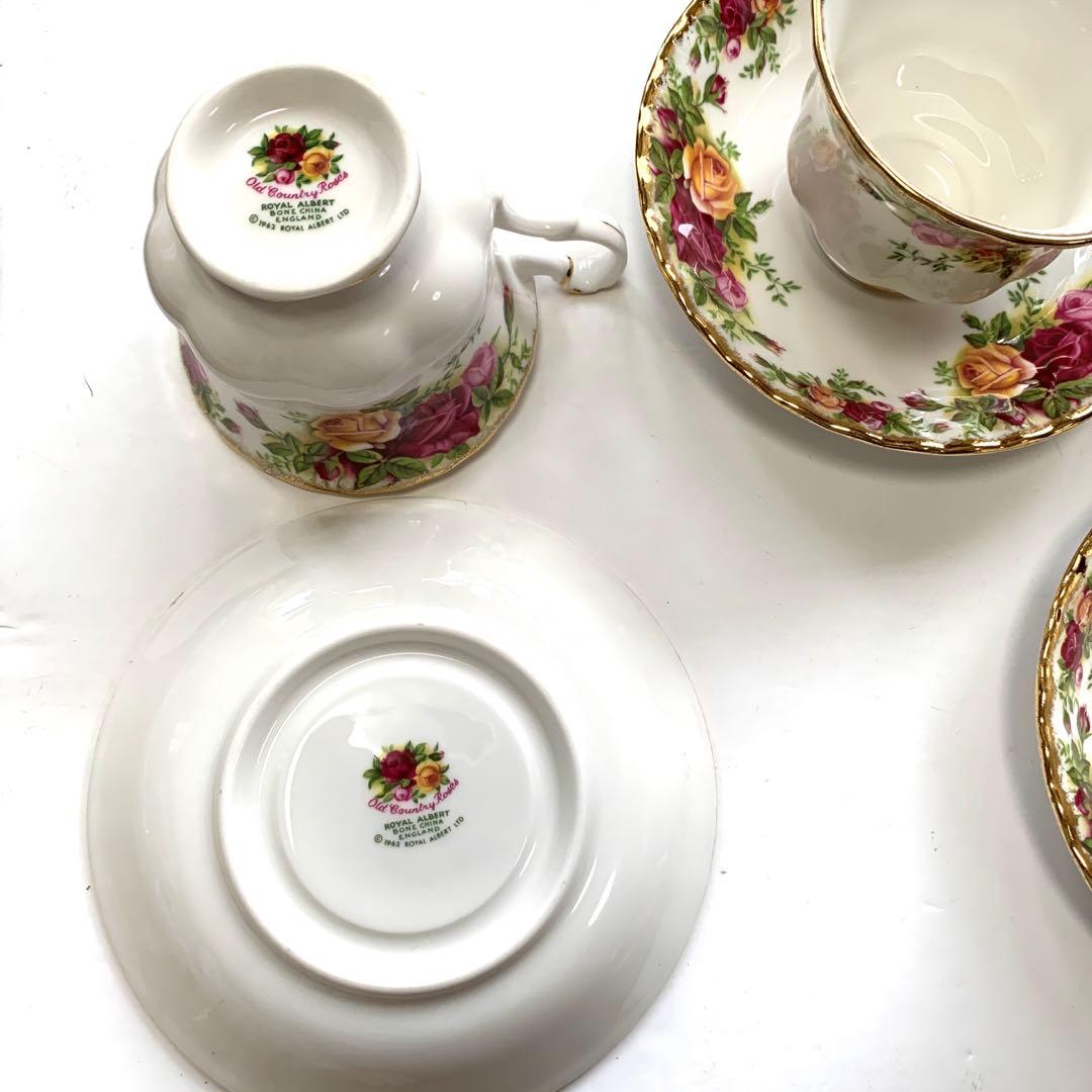 再値下げ！ オールドカントリーローズ　カップ&ソーサー5客