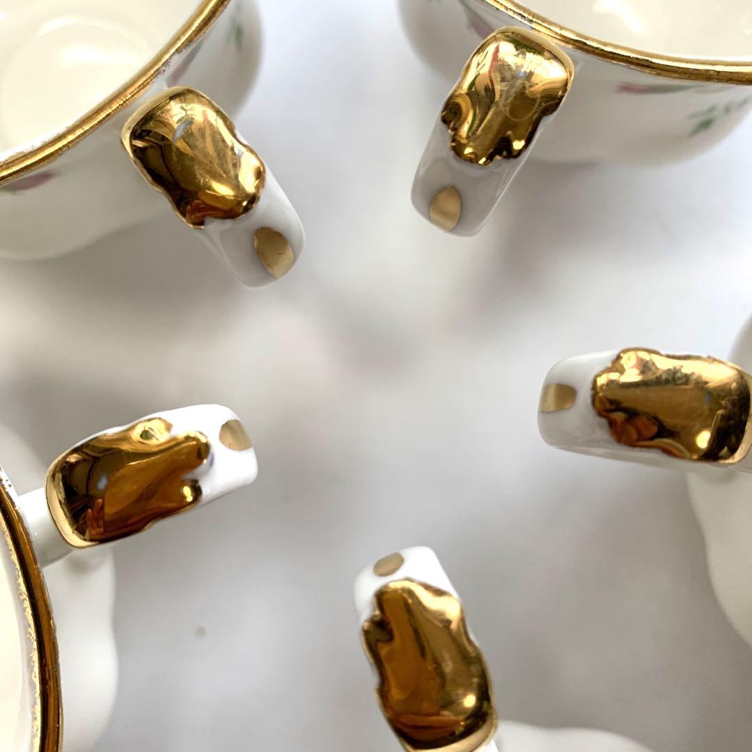 再値下げ！ オールドカントリーローズ　カップ&ソーサー5客