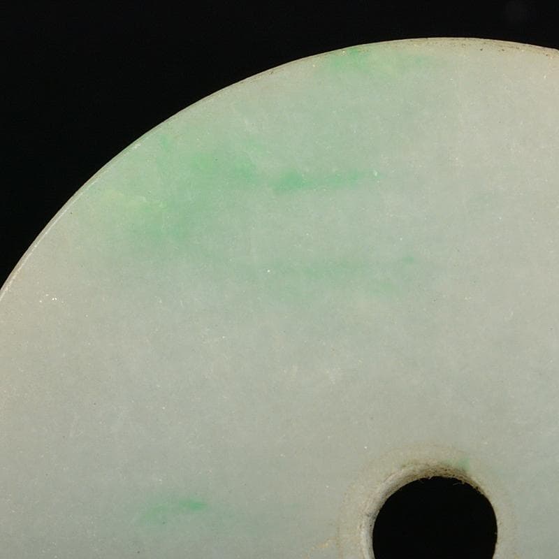 中国　玉石翡翠彫刻　玉器　玉壁　玉飾　玉珮　V　R5618