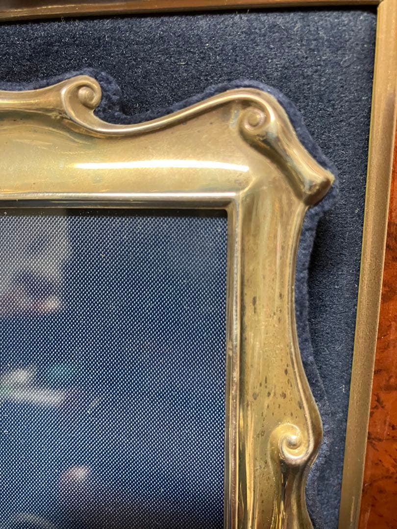 アンティークSIL925ミニ写真立てUK