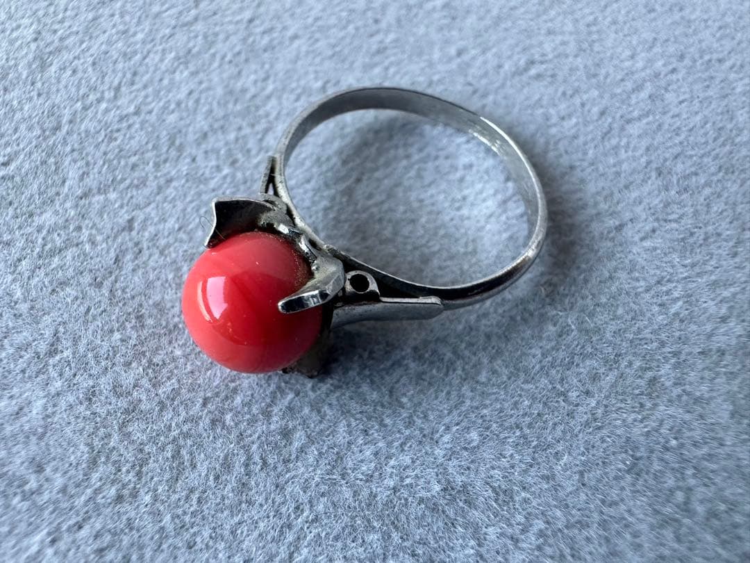 本珊瑚　サンゴ ピアス　指輪　ルースパーツ　花　彫刻　まとめ　天然石