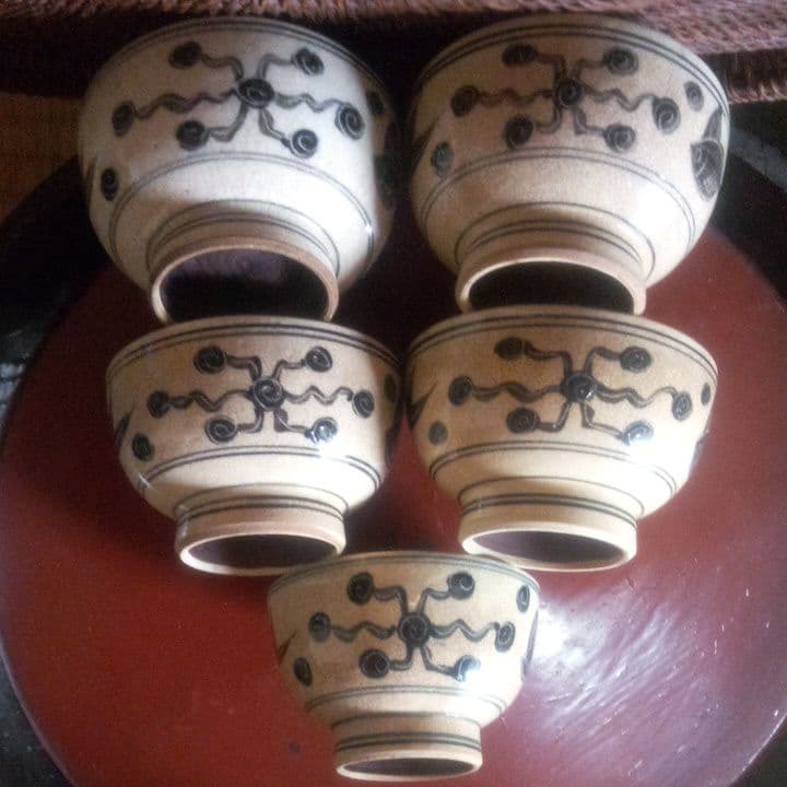 5客　鉄砂　中国トンボ　とんぼ　金魚　　アンティーク　骨董