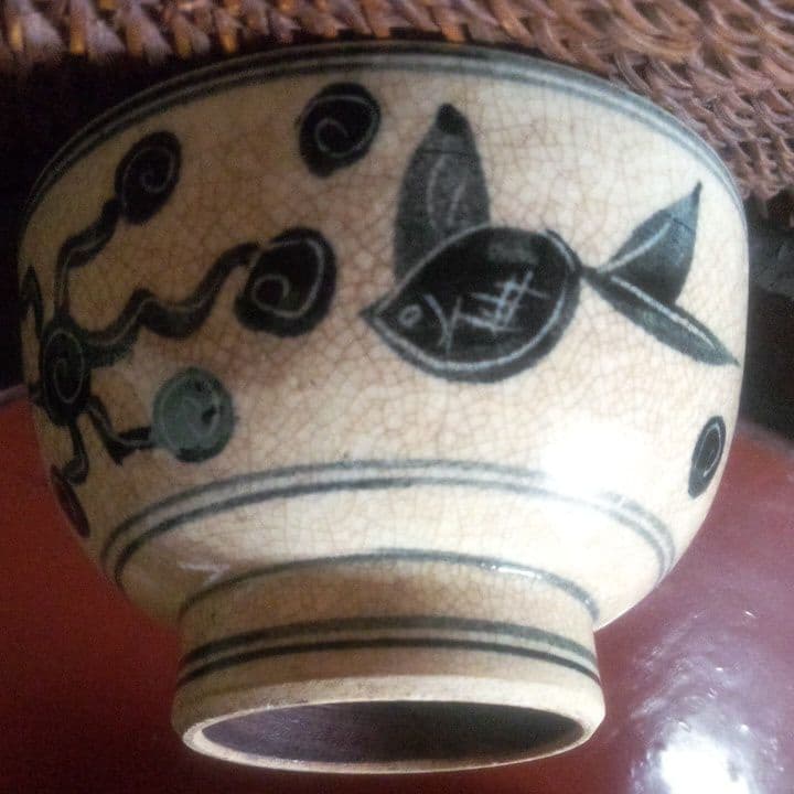 5客　鉄砂　中国トンボ　とんぼ　金魚　　アンティーク　骨董