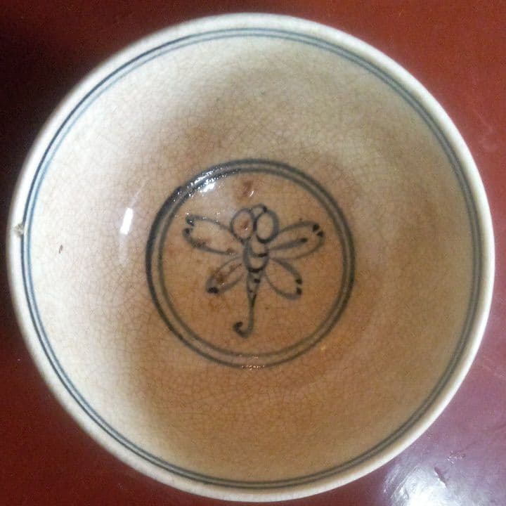 5客　鉄砂　中国トンボ　とんぼ　金魚　　アンティーク　骨董