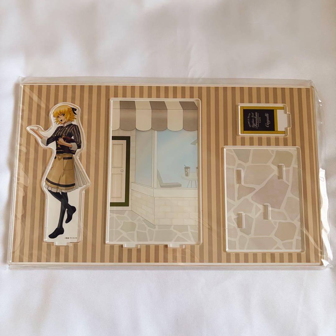 ガンダムSEED FREEDOM カフェ アクリルジオラマ アスラン カガリ