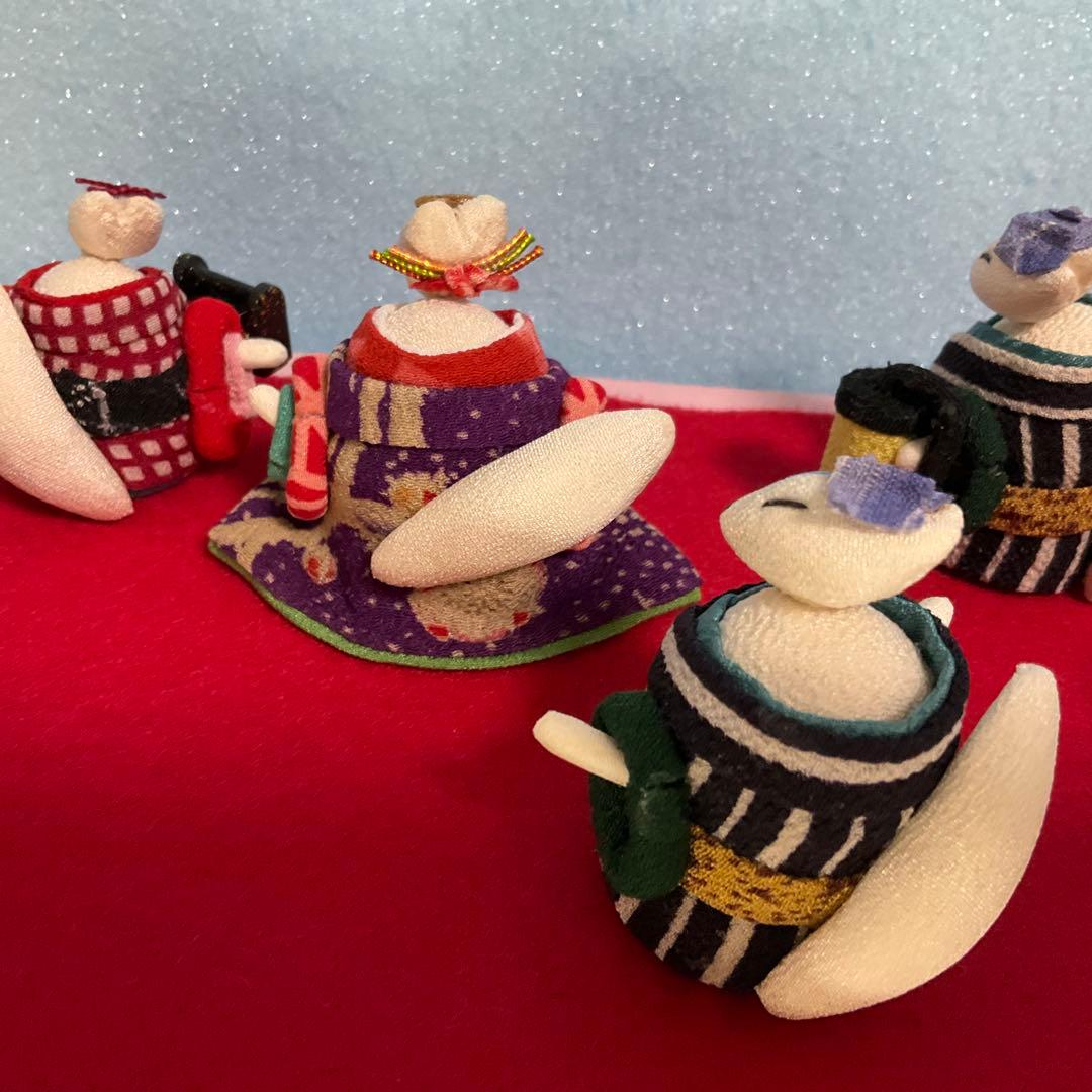 創作人形　ミニ 狐の花魁道中　べらぼう　瀬川