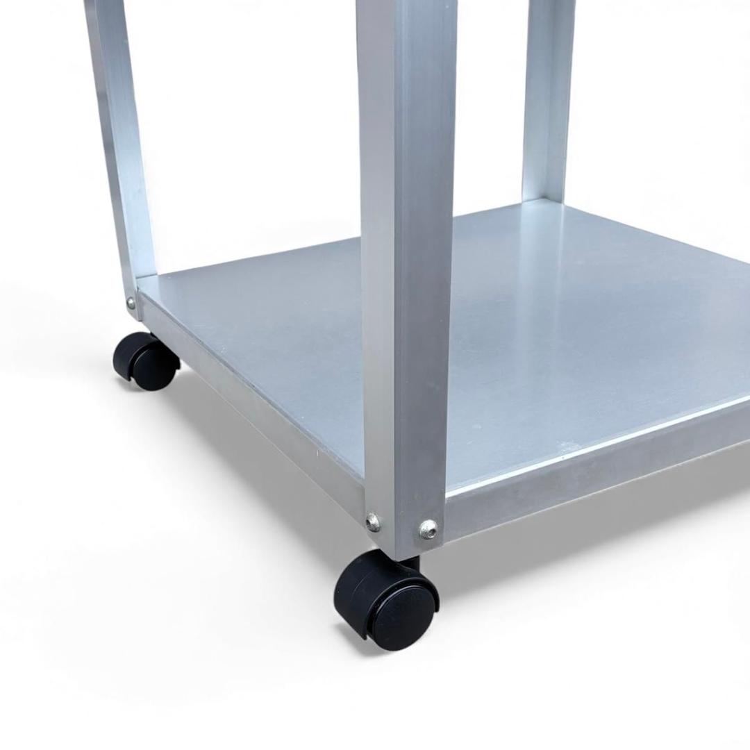 希少 無印良品 MUJI オールドモデル アルミ ローテーブル ワゴン 廃盤