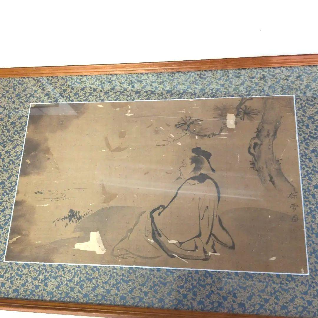 狩野探雪　水墨画