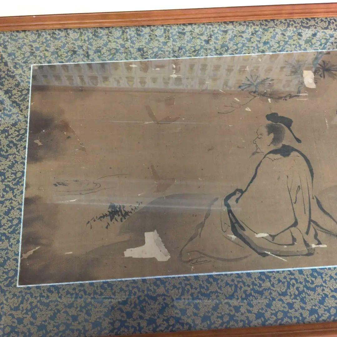 狩野探雪　水墨画