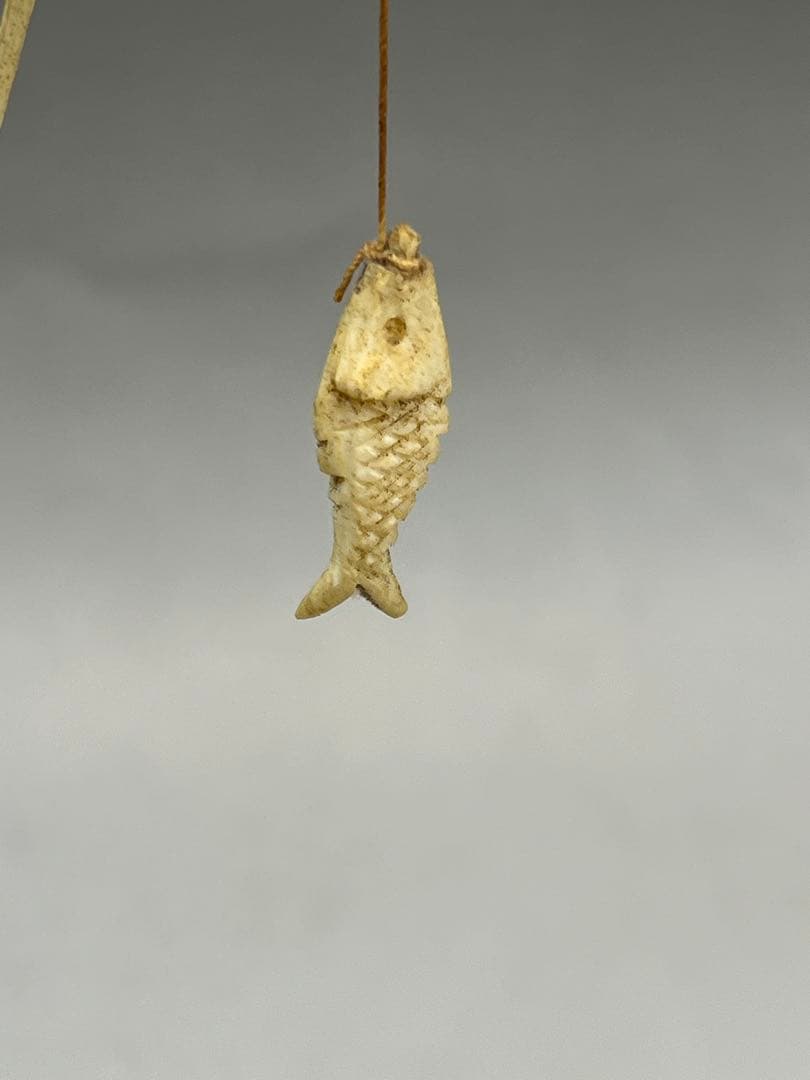 ［美品］極上 白象　翁魚釣り　61g置物　送料込み￼