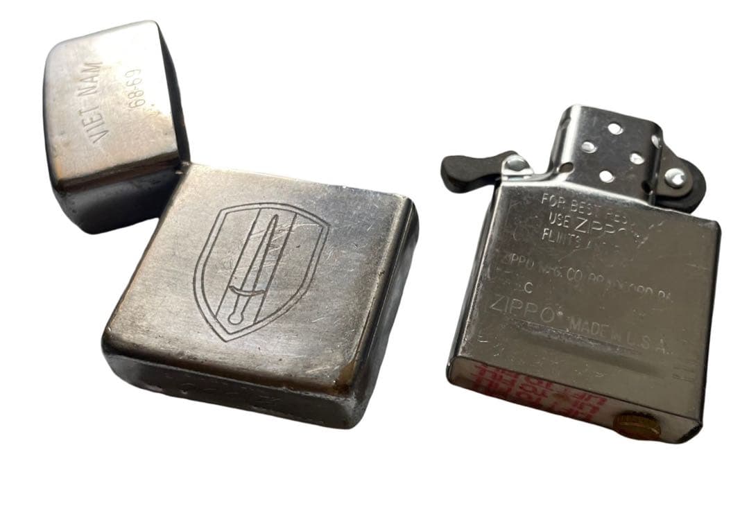 米陸軍在アメリカ陸軍部隊ベトナム戦争ZIPPO1967製ジッポーオイル