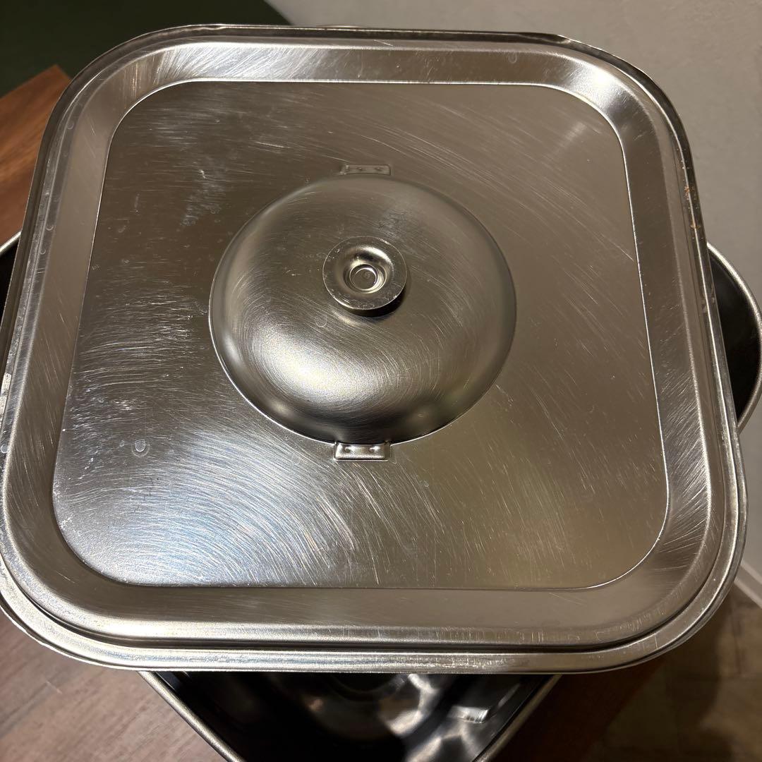 YUKIWA(三宝産業)角・深型キッチンポット 27cm・手付