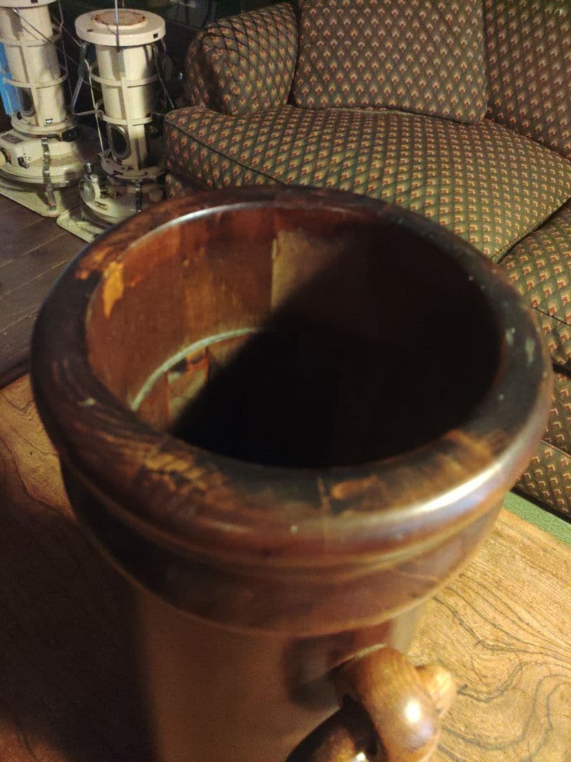 希少　Demain　ドマン　イタリア　 木製　傘立て　アンティーク　ヴィンテージ