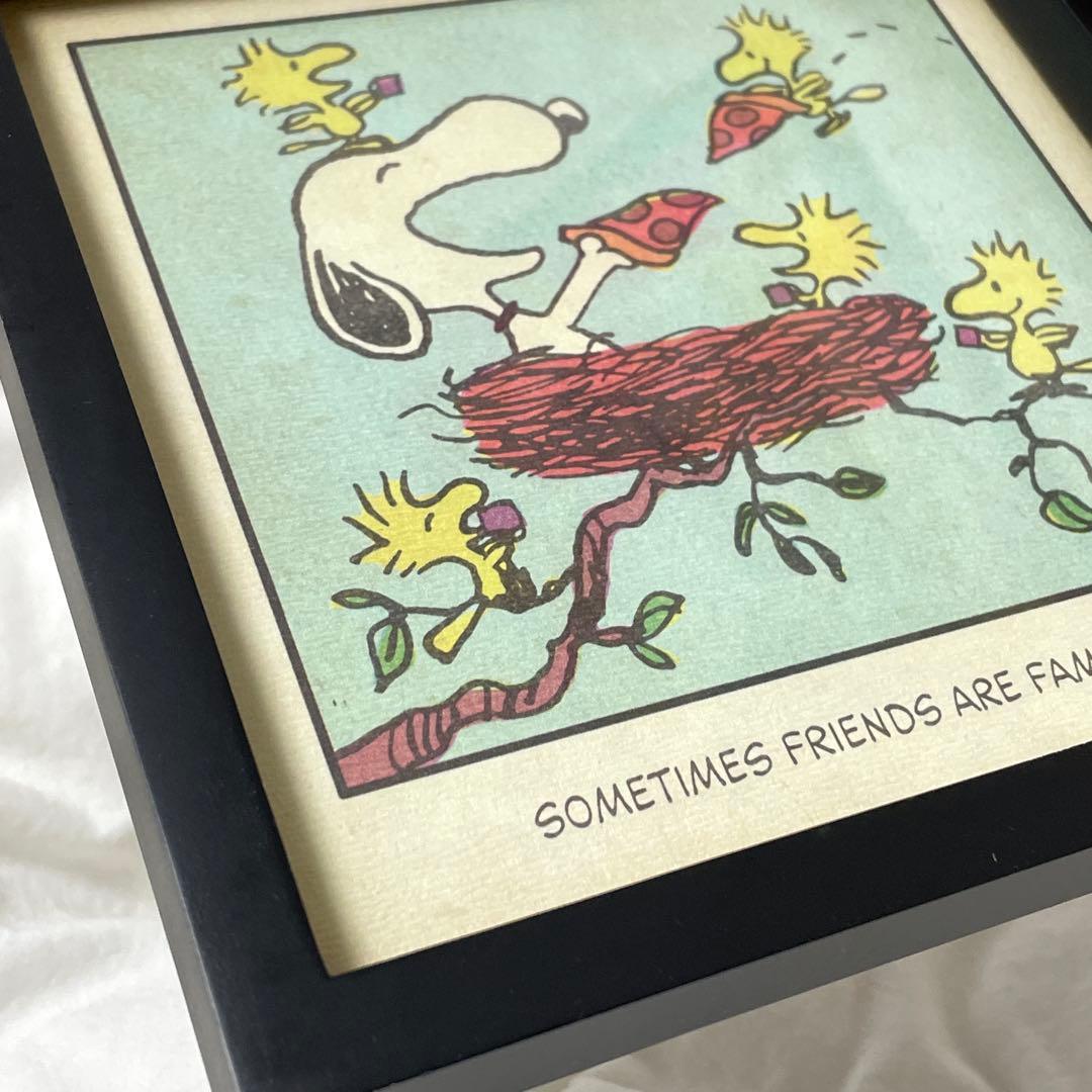 ■希少■ホールマーク　スヌーピー＆ウッドストック　ヴィンテージ アートフレーム