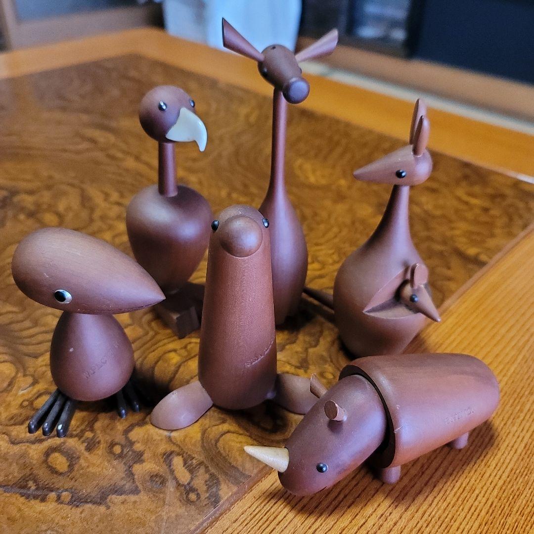 千趣会 ロイヤルペット 木製 13体 ヴィンテージ 動物 置物　まとめ売り