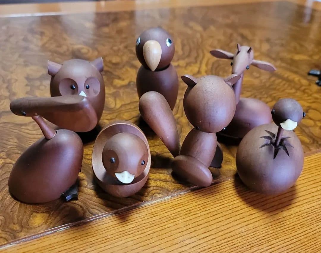 千趣会 ロイヤルペット 木製 13体 ヴィンテージ 動物 置物　まとめ売り