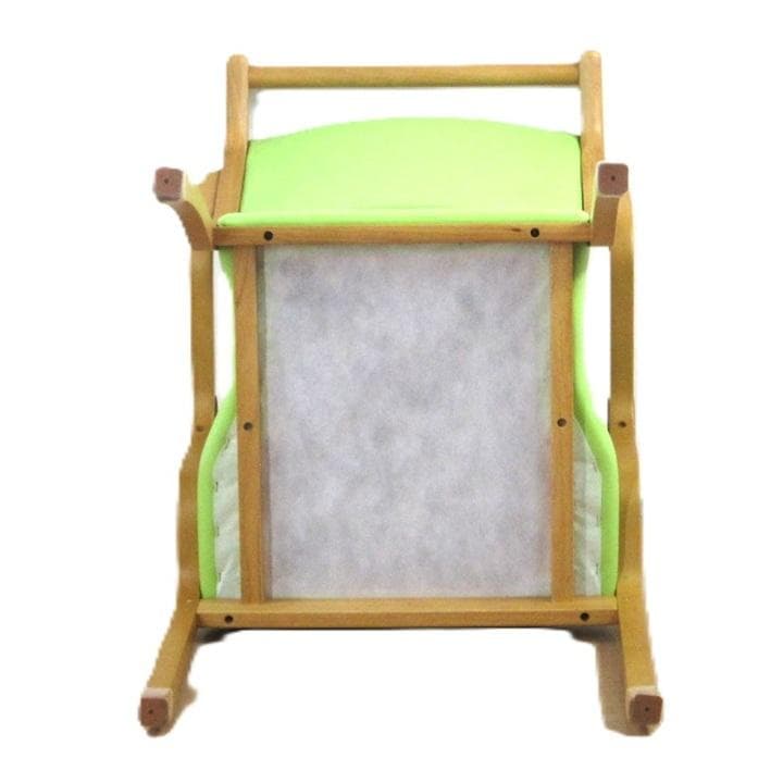 手摺付き介護用椅子　貞苅イス　ウエービングテープ　掛心地　良い　立ち上り易い