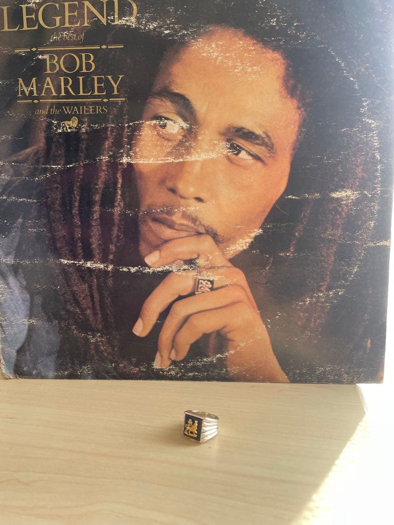 美品) ボブマーリー 指輪 リング シルバー ライオンリング 16号 レゲエ