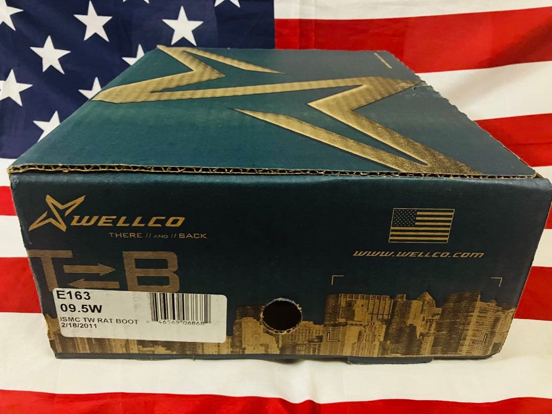 新品WELLCOウェルコUSMC RATブーツ9W/ 27.5cm 軍モノ