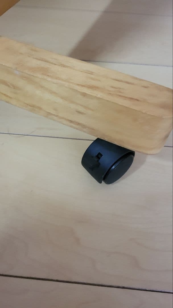 パーテーション　3連　キャスター　 高さ165cm 　木目