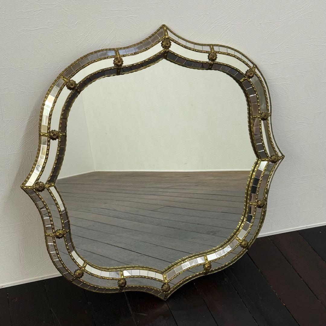 H15K12 ヴィンテージ ESPEJOS BAYARRI ウォールミラー