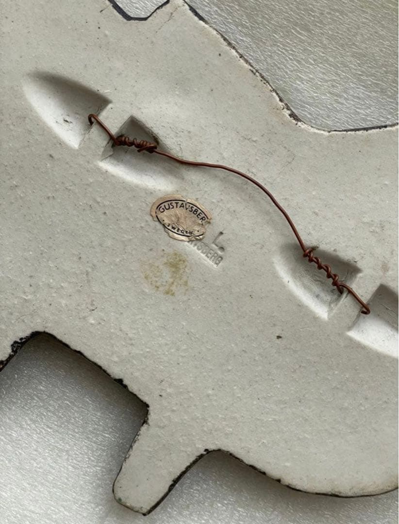 7.8万 Lisa Larson リサラーソン 鳥の陶板 ミナペルフォネン - メルカリ