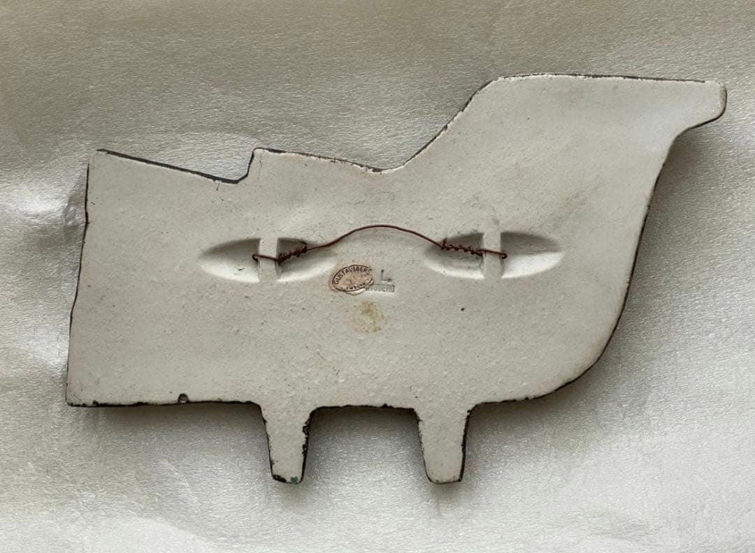 7.8万 Lisa Larson リサラーソン 鳥の陶板 ミナペルフォネン - メルカリ