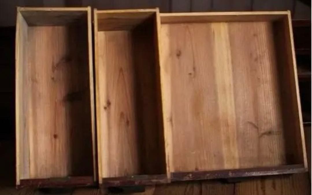 古い木製の机　引き出し8杯　両袖文机　古家具　時代家具