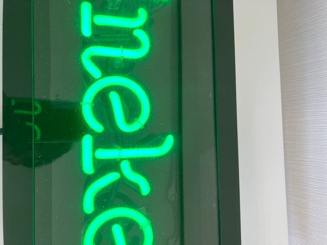 ヴィンテージ　ネオンサイン　ライト Heineken