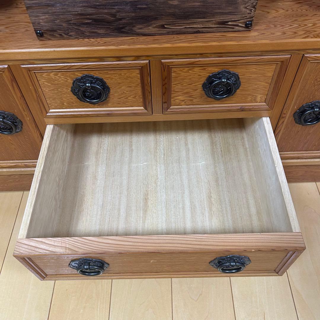 屋久杉　化粧台　希少　ミエミラー　鹿児島屋久杉　ドレッサー　世界遺産　箪笥レトロ