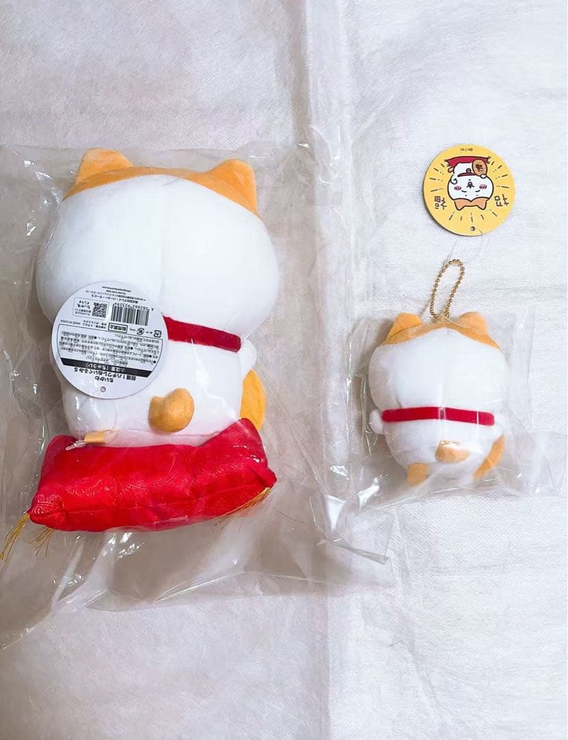 ちいかわ 招福！ハチワレぬいぐるみ・マスコットセット 招き猫 - メルカリ