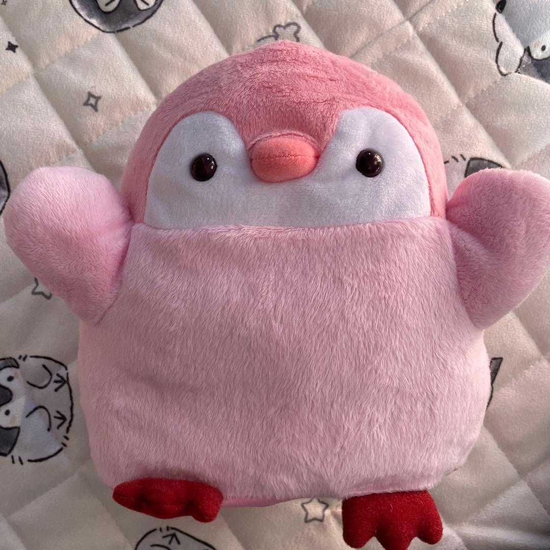 コウペンちゃん ぬいぐるみハンドパペット ピンク - メルカリ