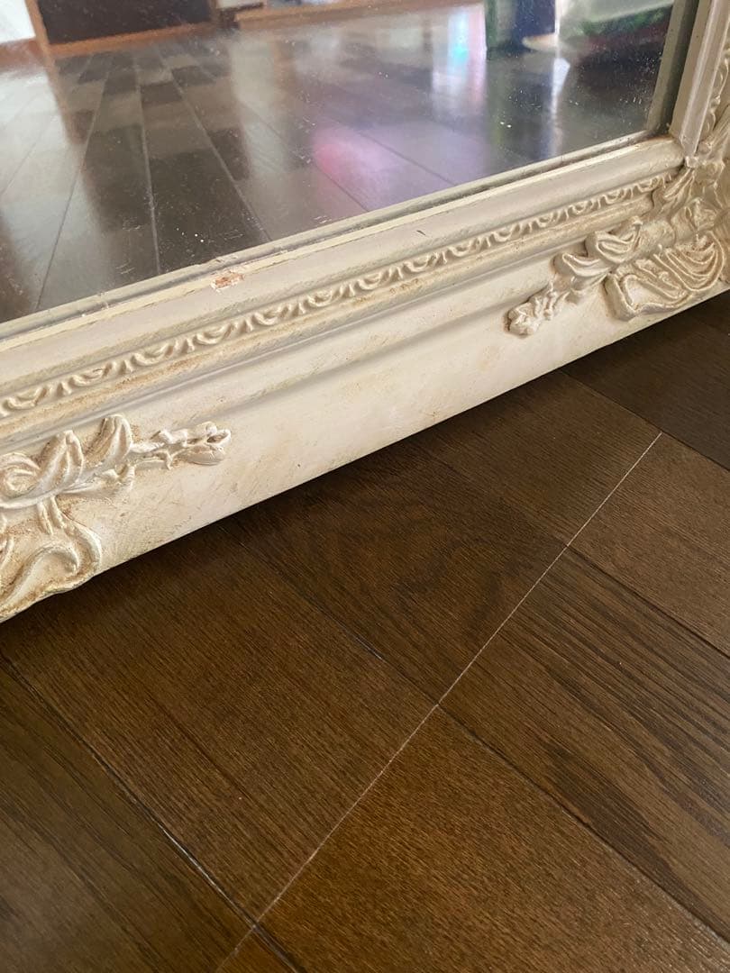 廃盤デザイン　アンティーク風スタンドミラー