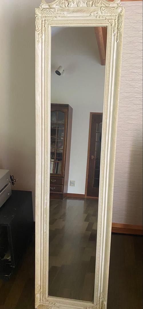 廃盤デザイン　アンティーク風スタンドミラー